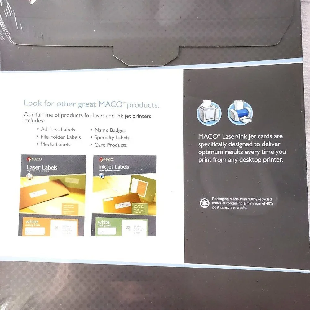 Maco Laser & Ink Jet Business Cards 2